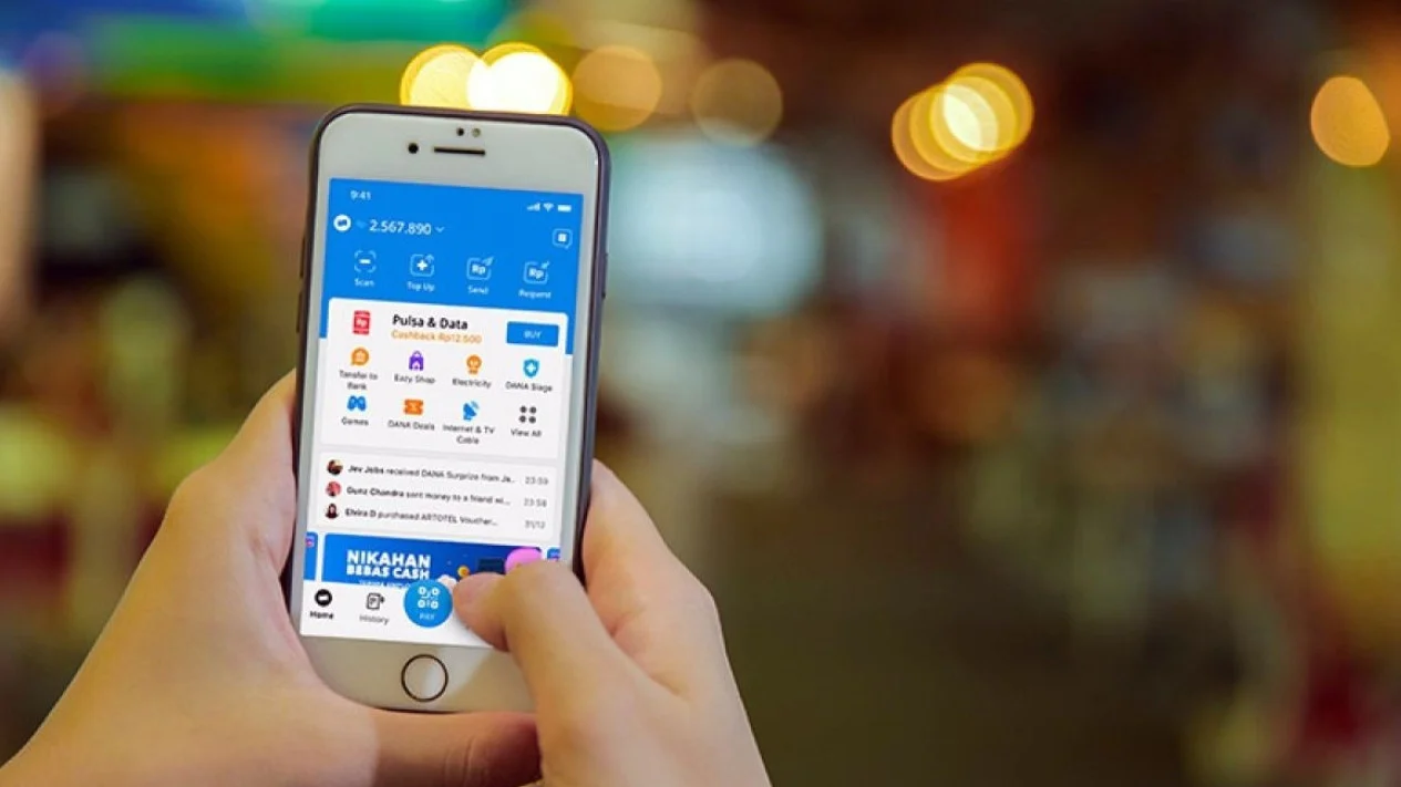 cara beli pulsa di dana