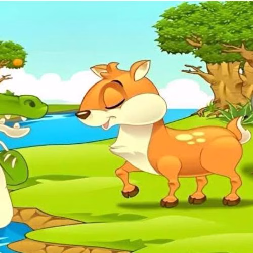 cerita kancil dan buaya bergambar