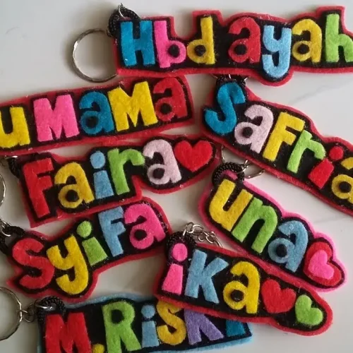 bahan membuat gantungan kunci