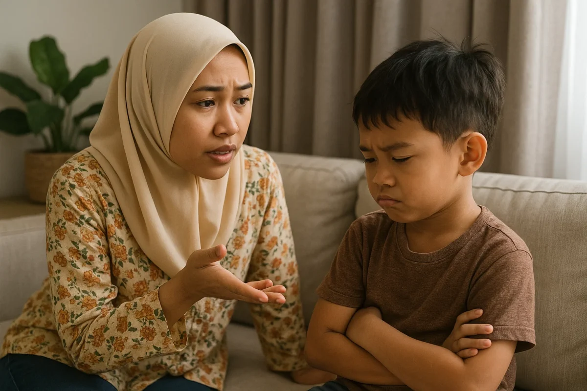 contoh aturan di rumah untuk anak sd