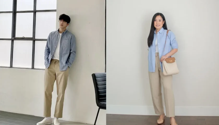 khaki cocok dengan warna apa