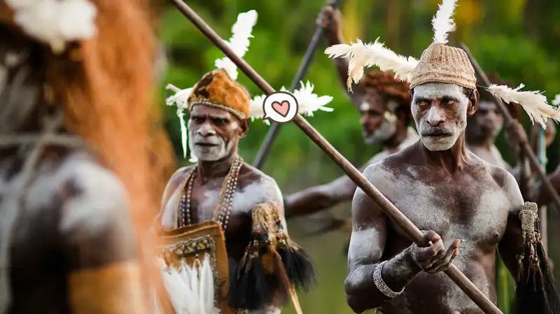 pakaian adat suku asmat