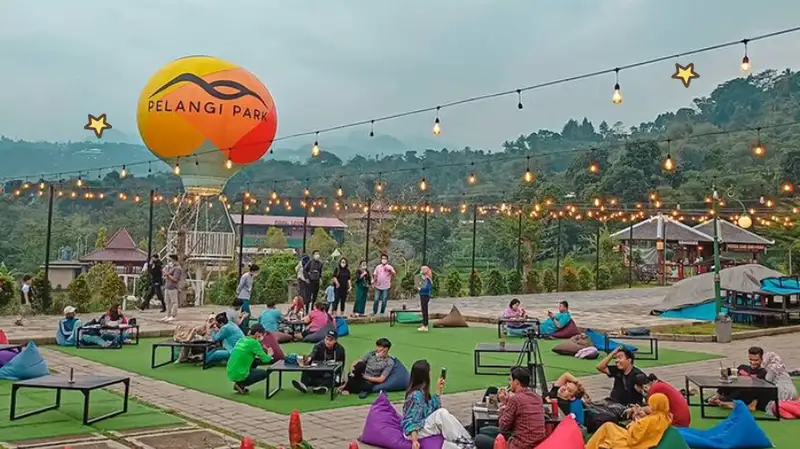 wisata bukit pelangi sentul bogor