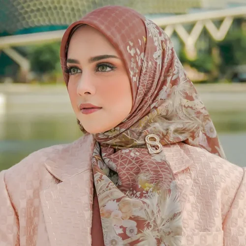 contoh warna peach