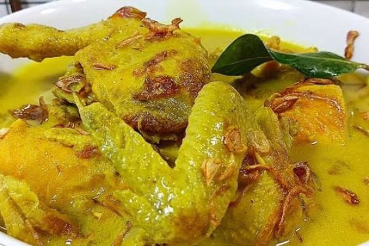 resep ayam bumbu kuning santan