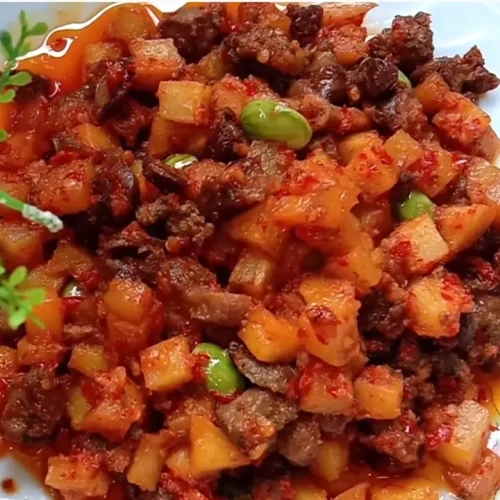 resep kentang balado ati ampela