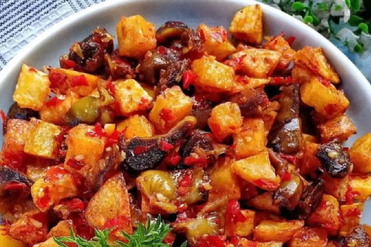 resep kentang balado ati ampela