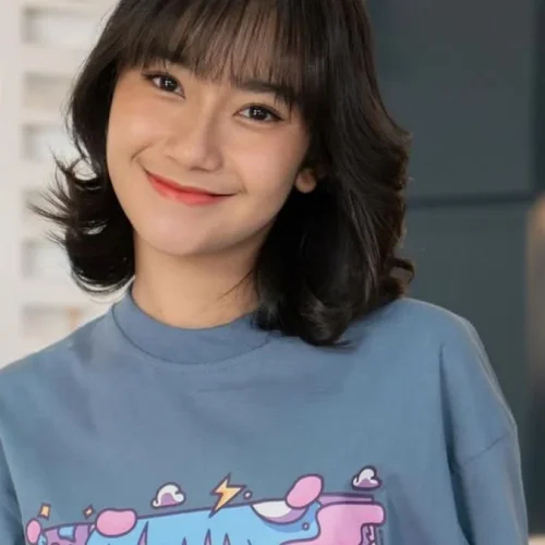 poni untuk wajah bulat dan jidat lebar