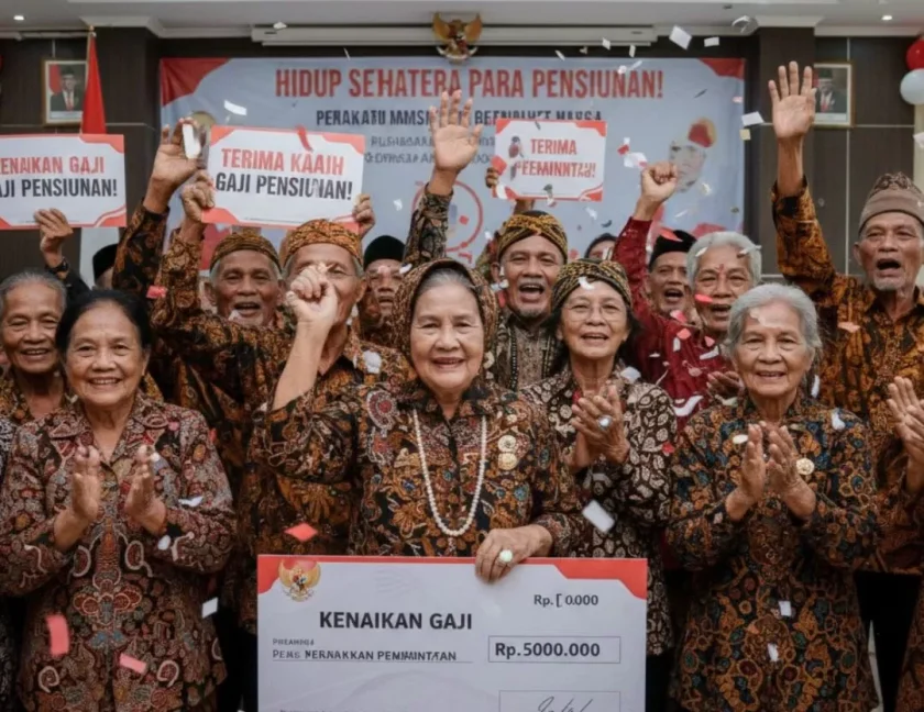 kenaikan gaji pensiunan pns 2025