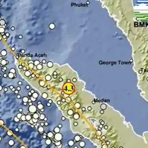gempa medan hari ini