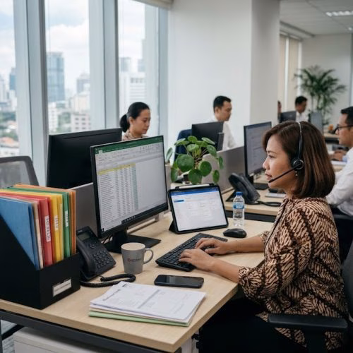 admin purchasing adalah