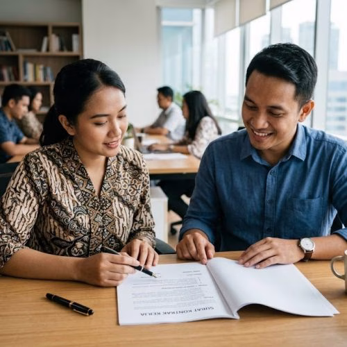 contoh perjanjian kerja
