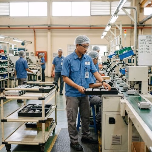 helper produksi adalah