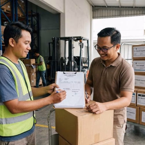 tanda terima barang